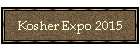 Kosher Expo 2015